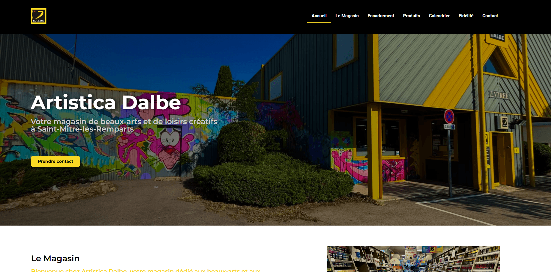 Site Artistica Dalbe - Magasin de Matériel Artistique (Saint-Mitre-les-Remparts)